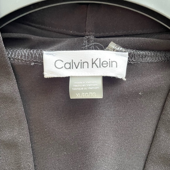 NWT Calvin Klein Black Tank Blouse, XL - Picture 3 of 7